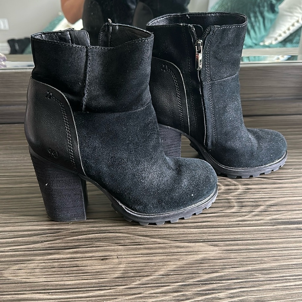 Sam Edelman, lug sole leather booties